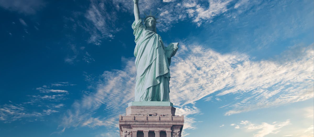 Statue de la Liberté New York — eSIM USA couverture 5G