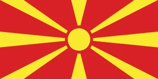 Drapeau Macédoine du Nord