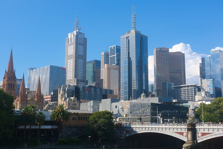 Melbourne skyline Australie — eSIM et connexion Victoria