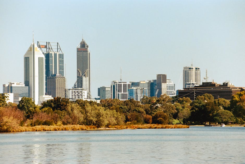 Perth skyline Western Australia — eSIM et connexion WA