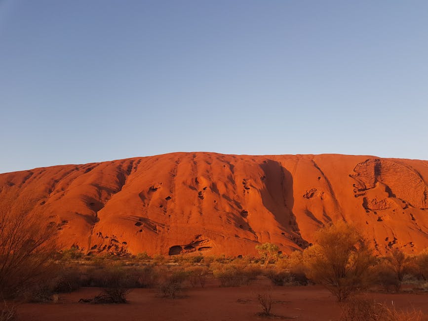 Uluru coucher de soleil Territoire du Nord Australie — eSIM et connexion NT