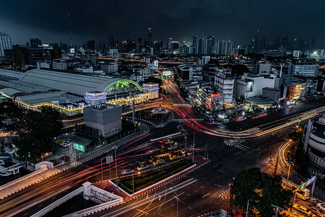 Bangkok — Skyline et BTS Skytrain