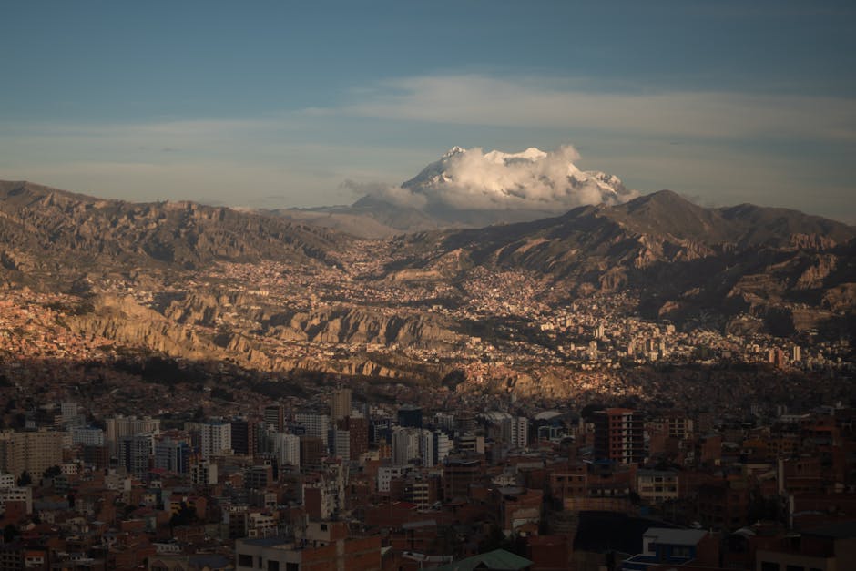 La Paz skyline Bolivie — acheter une eSIM avant le départ