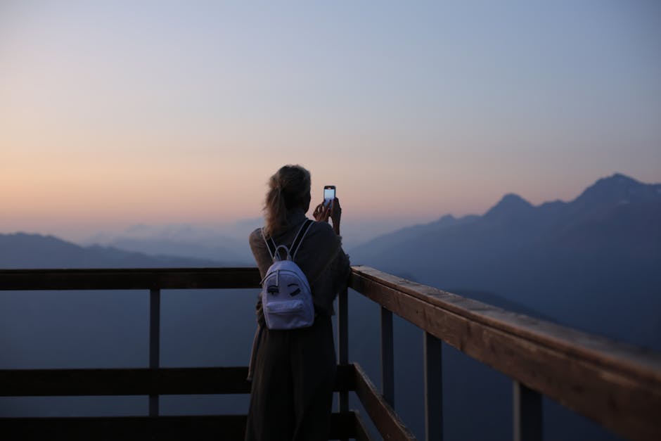 Smartphone en paysage canadien — compatibilité eSIM