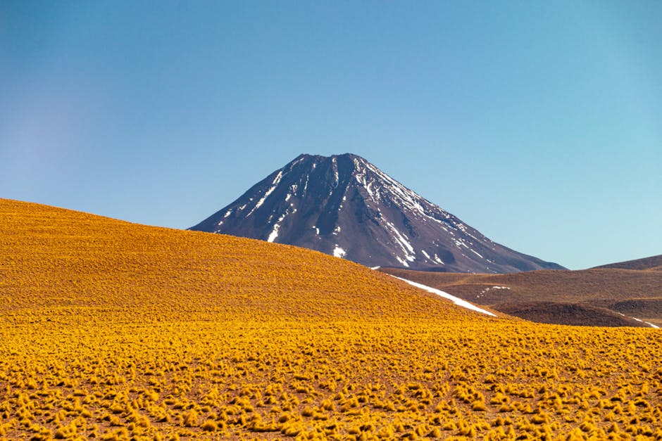 Paysage désert d'Atacama Chili — couverture réseau Entel