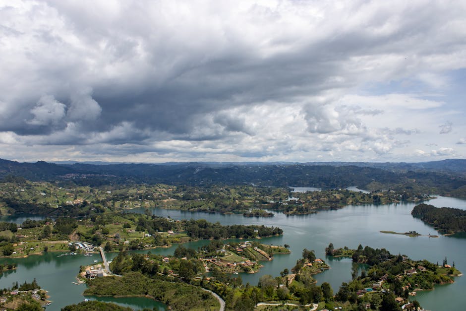 Paysage Eje Cafetero Colombie — couverture réseau 4G