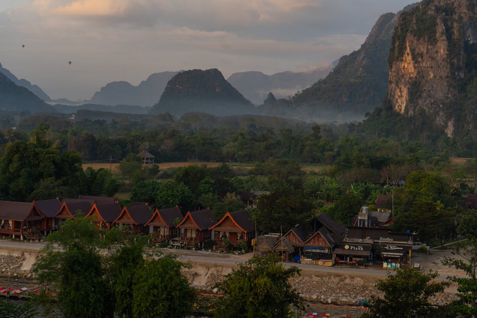 Vang Vieng karst Laos — prix eSIM Laos
