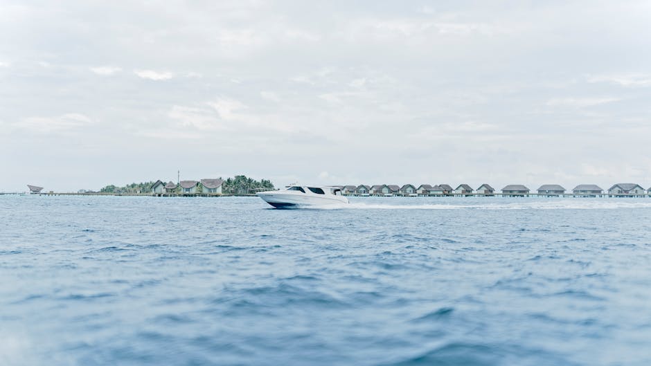 Speedboat de transfert aux Maldives — activation eSIM