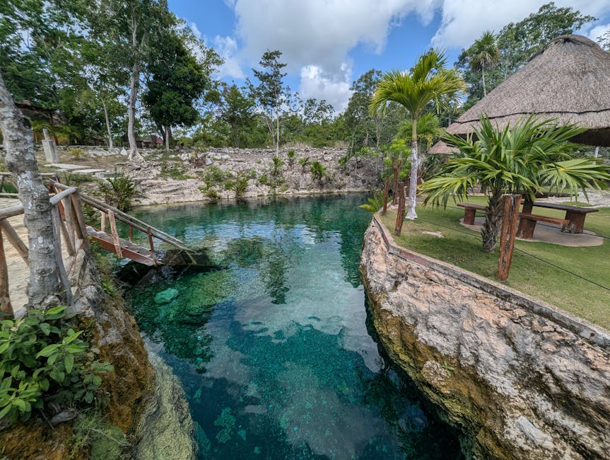 Cenote du Yucatán Mexique — eSIM et connexion dans les merveilles souterraines