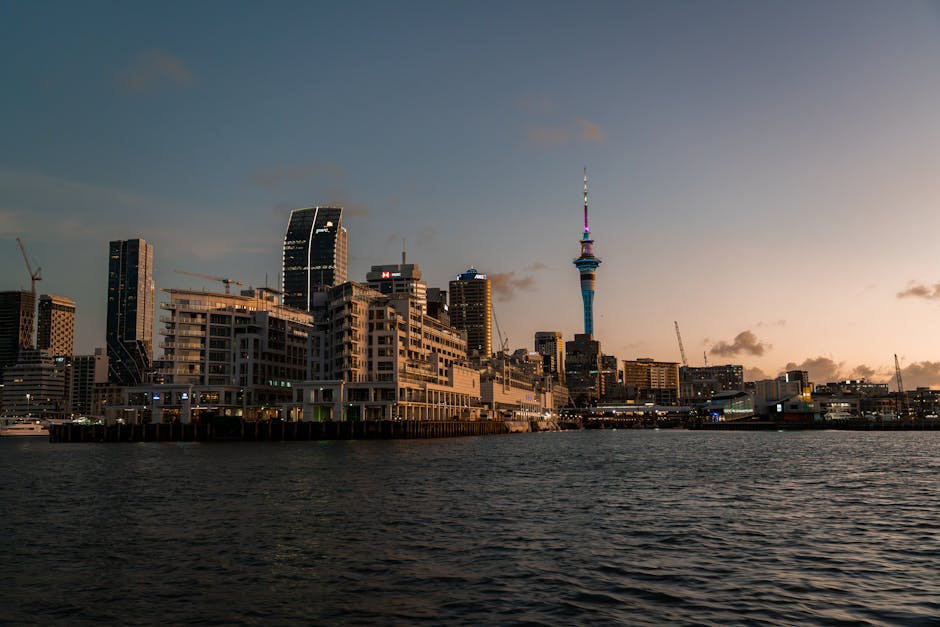 Auckland skyline Nouvelle-Zélande — acheter une eSIM avant le départ