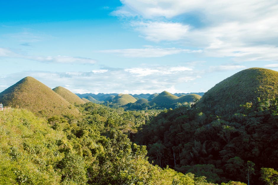 Chocolate Hills Bohol Philippines — couverture réseau 4G